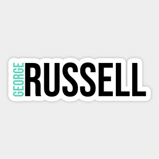 George Russell Driver Name - 2022 Season Sticker